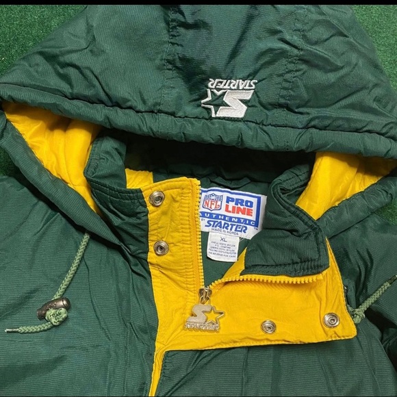Vintage Green Bay Packers Starter Jacket 90’s - Picture 3 of 5